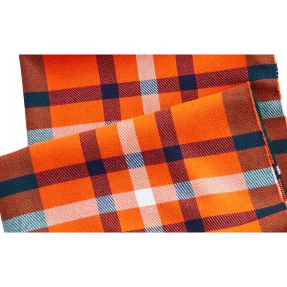 Club Room Men's Plaid Scarf Green Size Regular - Picture 2 of 2